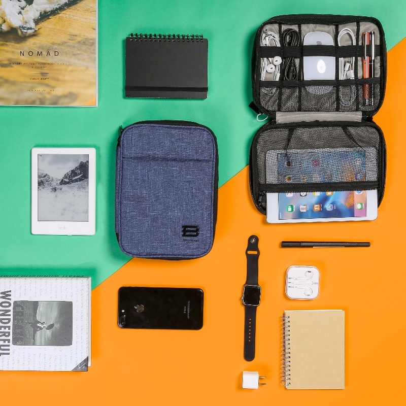 Bagsmart Organizador Electrónico Belmont Doble Capa de Viaje Negro - 7