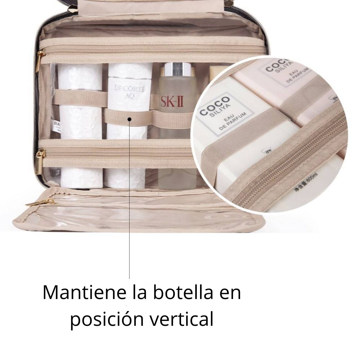 BAGSMART - NECESER KIT DE VIAJE CON GANCHO- TURQUESA - 4