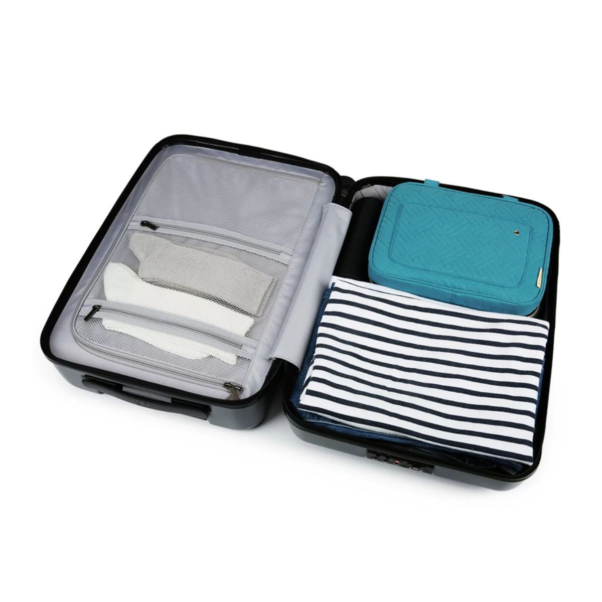 BAGSMART - NECESER KIT DE VIAJE CON GANCHO- TURQUESA - 7