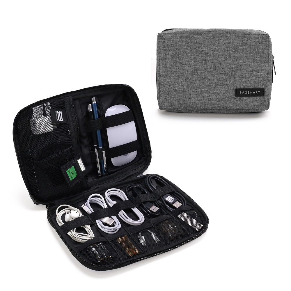 Bagsmart Organizador Electrónico Pomona de Viaje Gris - 5