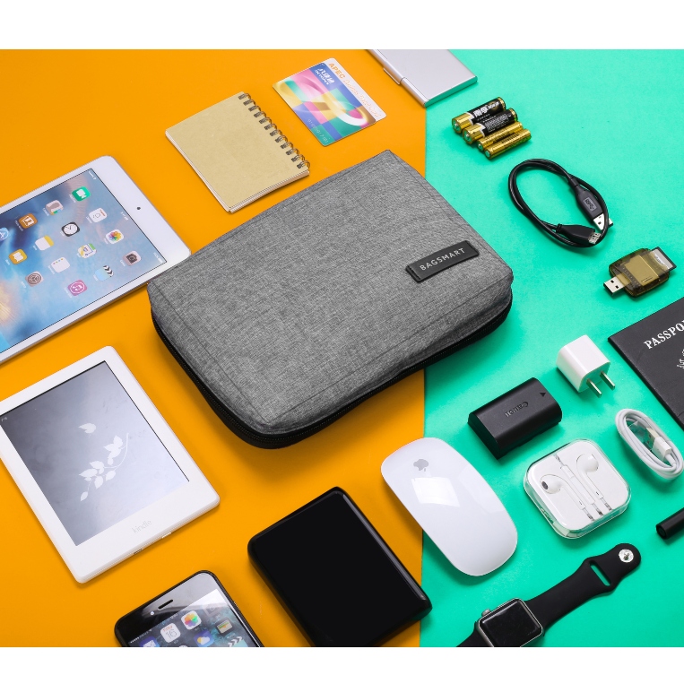 Bagsmart Organizador Electrónico Pomona de Viaje Gris - 7