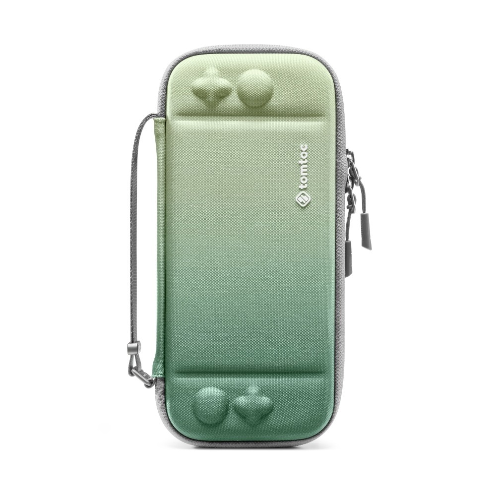 TOMTOC ESTUCHE LIGERO PARA NINTENDO SWITCH OLED - VERDE MATCHA - 1