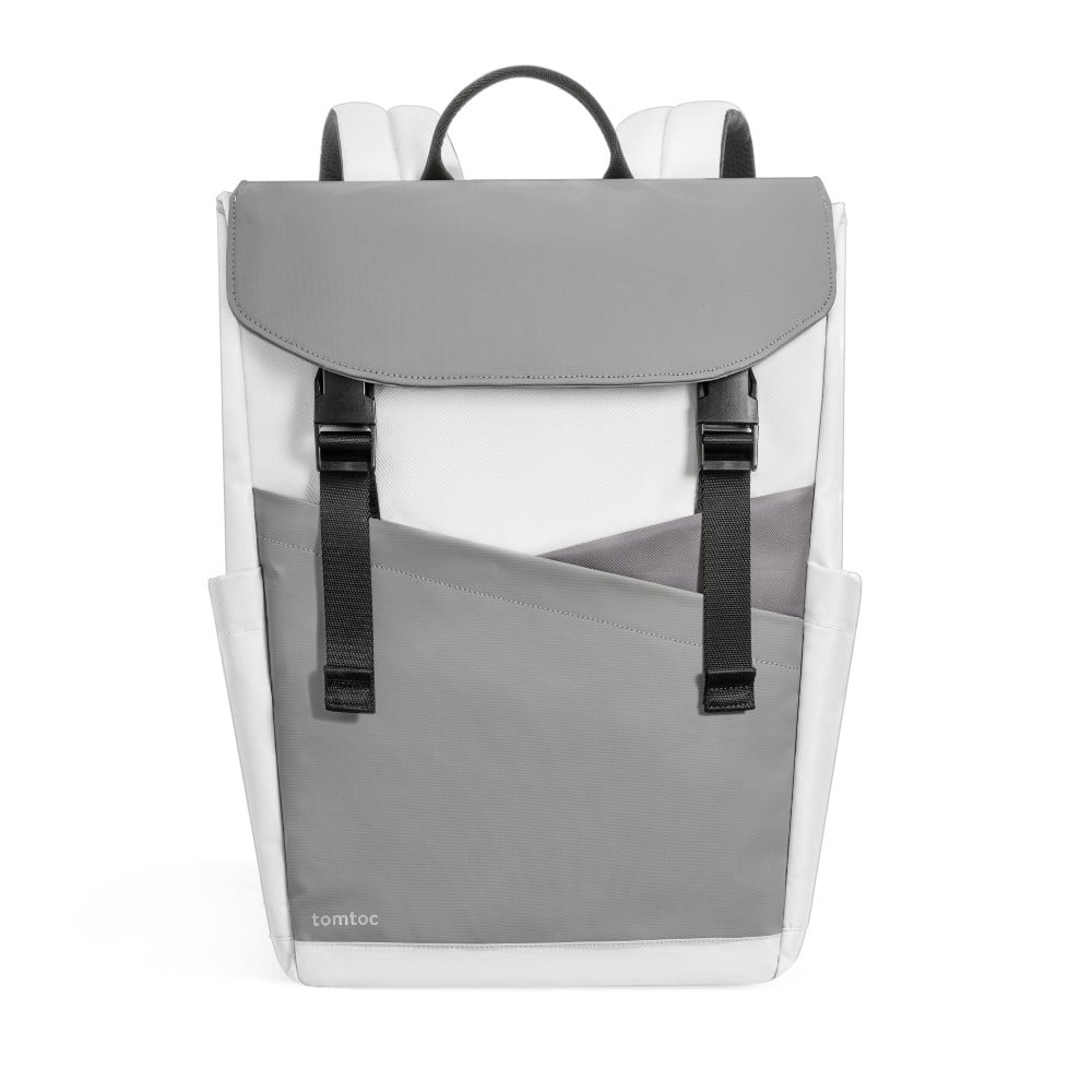 TOMTOC MOCHILA A64 CON SOLAPA LIGERA DE 18L PARA NOTEBOOK 16” - GRIS - 1