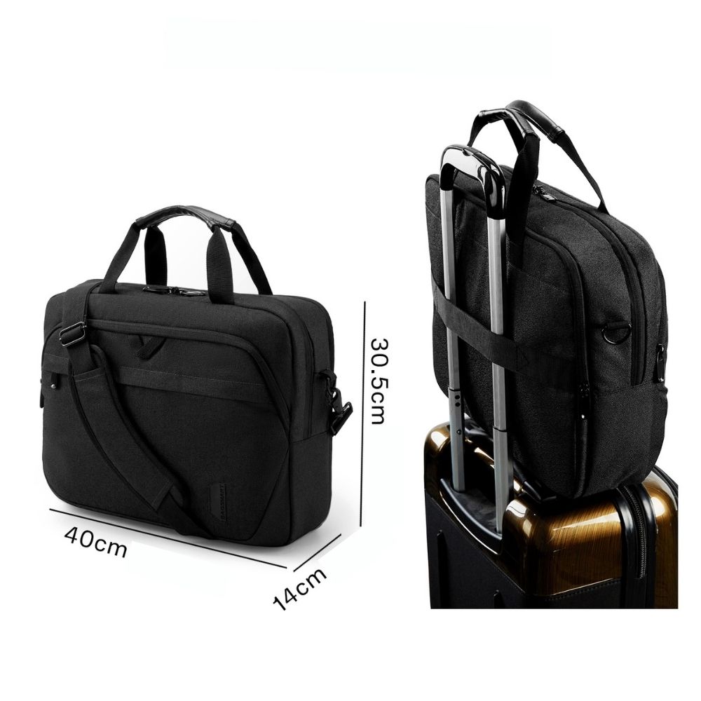 BAGSMART MALETÍN NOTEBOOK 15.6” - NEGRO - 2