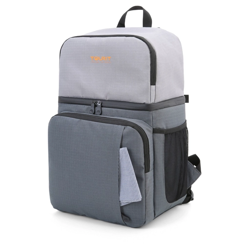 MOCHILA TOURIT TR2103009AN008 GRIS TÉRMICA DOBLE CUBIERTA 28L - 1