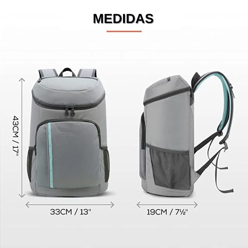 MOCHILA HIELERA TOURIT TR2103008AN008 GRIS CYGNINI AISLANTE - 4