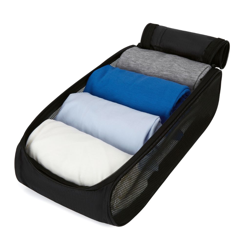 BAGSMART - CUBOS DE COMPRESIÓN Y ORGANIZACIÓN (6 UNIDADES) - EN COLOR NEGRO - 4