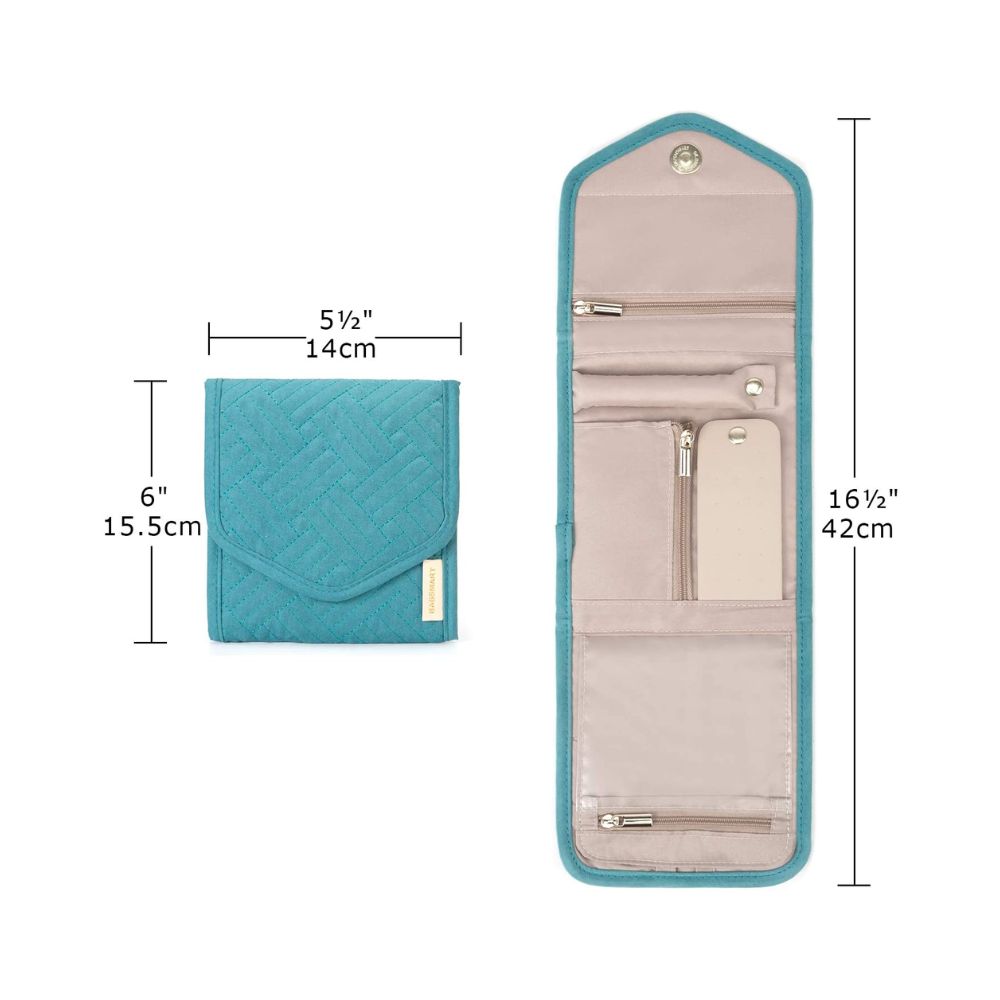 BAGSMART MINI ORGANIZADOR DE JOYAS JESSICA - TURQUESA - 2