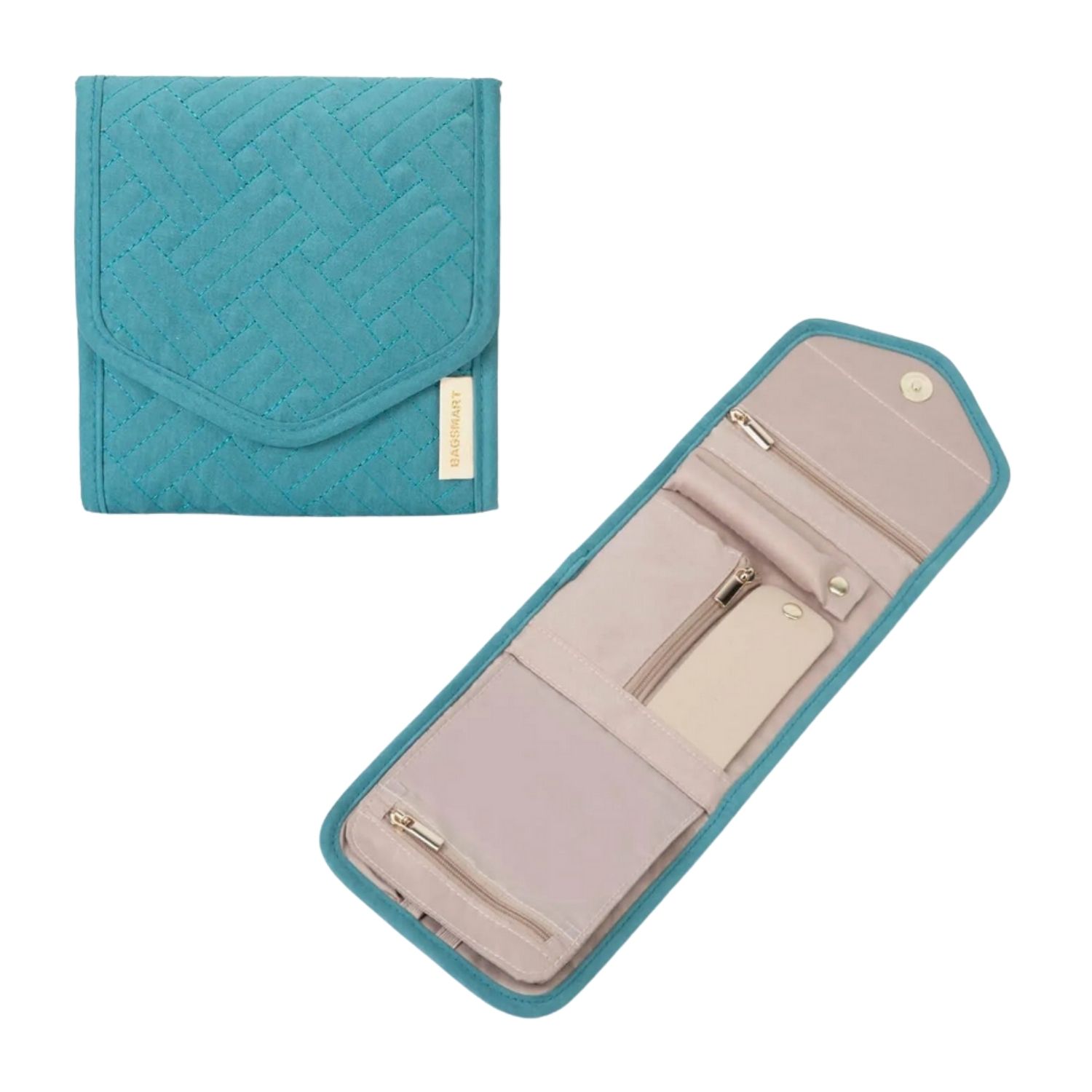BAGSMART MINI ORGANIZADOR DE JOYAS JESSICA - TURQUESA - 5