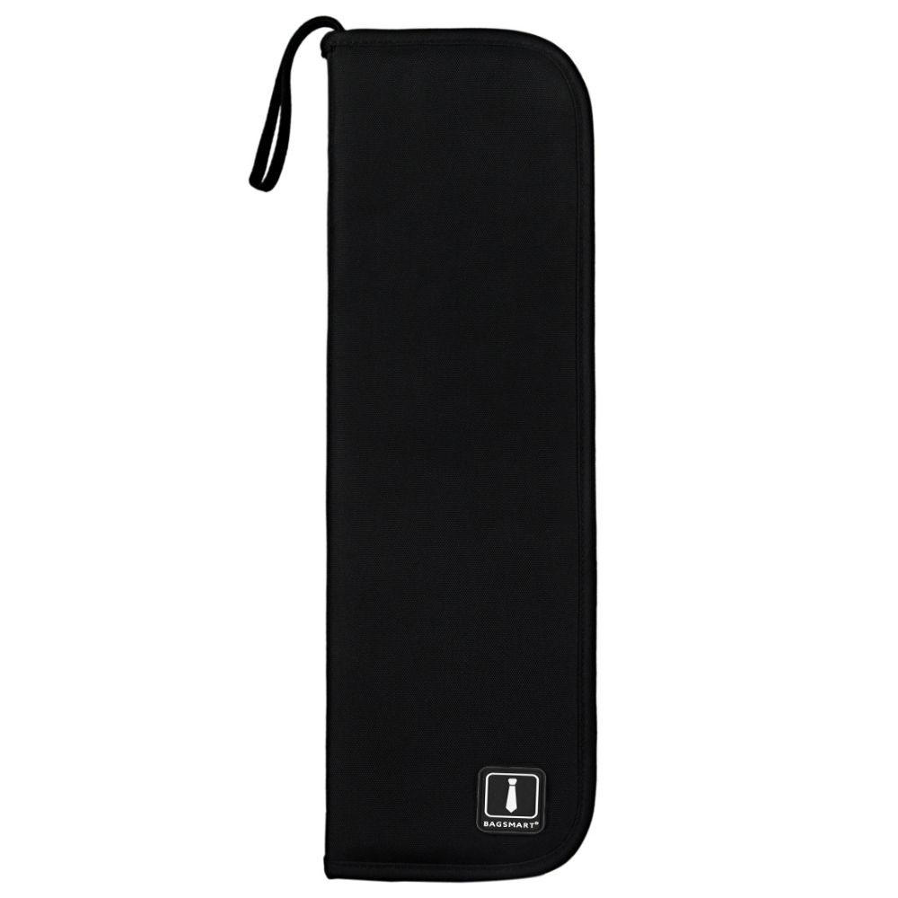 BAGSMART - ESTUCHE DE CORBATAS PARA VIAJES - EN COLOR NEGRO - 1