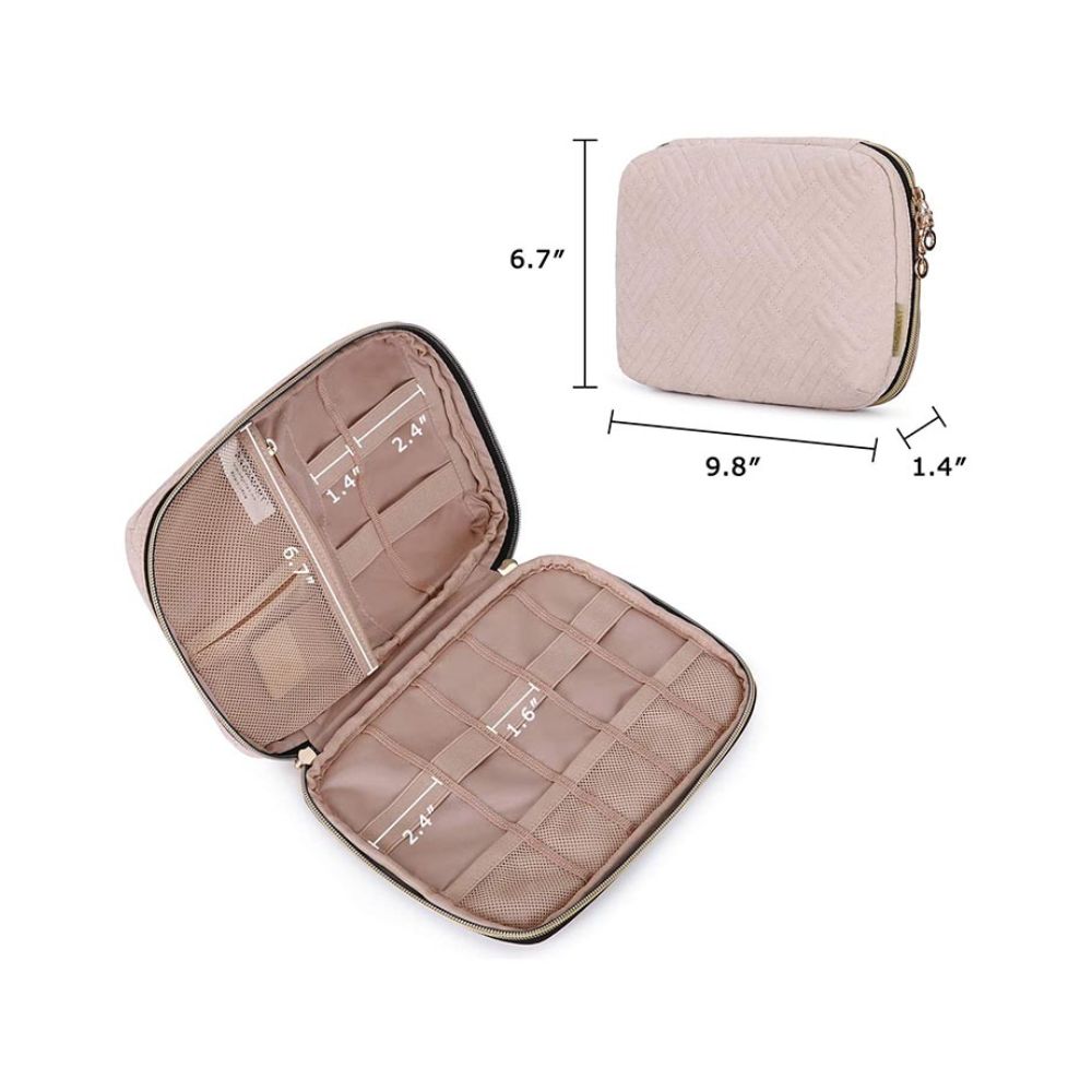 BAGSMART BOLSA ORGANIZADORA DE ACCESORIOS ELECTRÓNICOS ATHENA- ROSADO - 2
