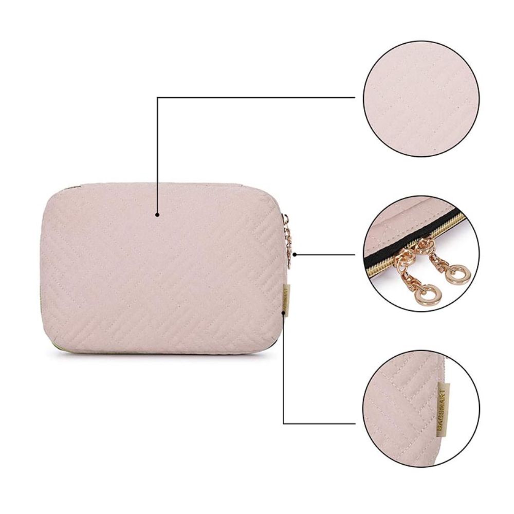 BAGSMART BOLSA ORGANIZADORA DE ACCESORIOS ELECTRÓNICOS ATHENA- ROSADO - 4