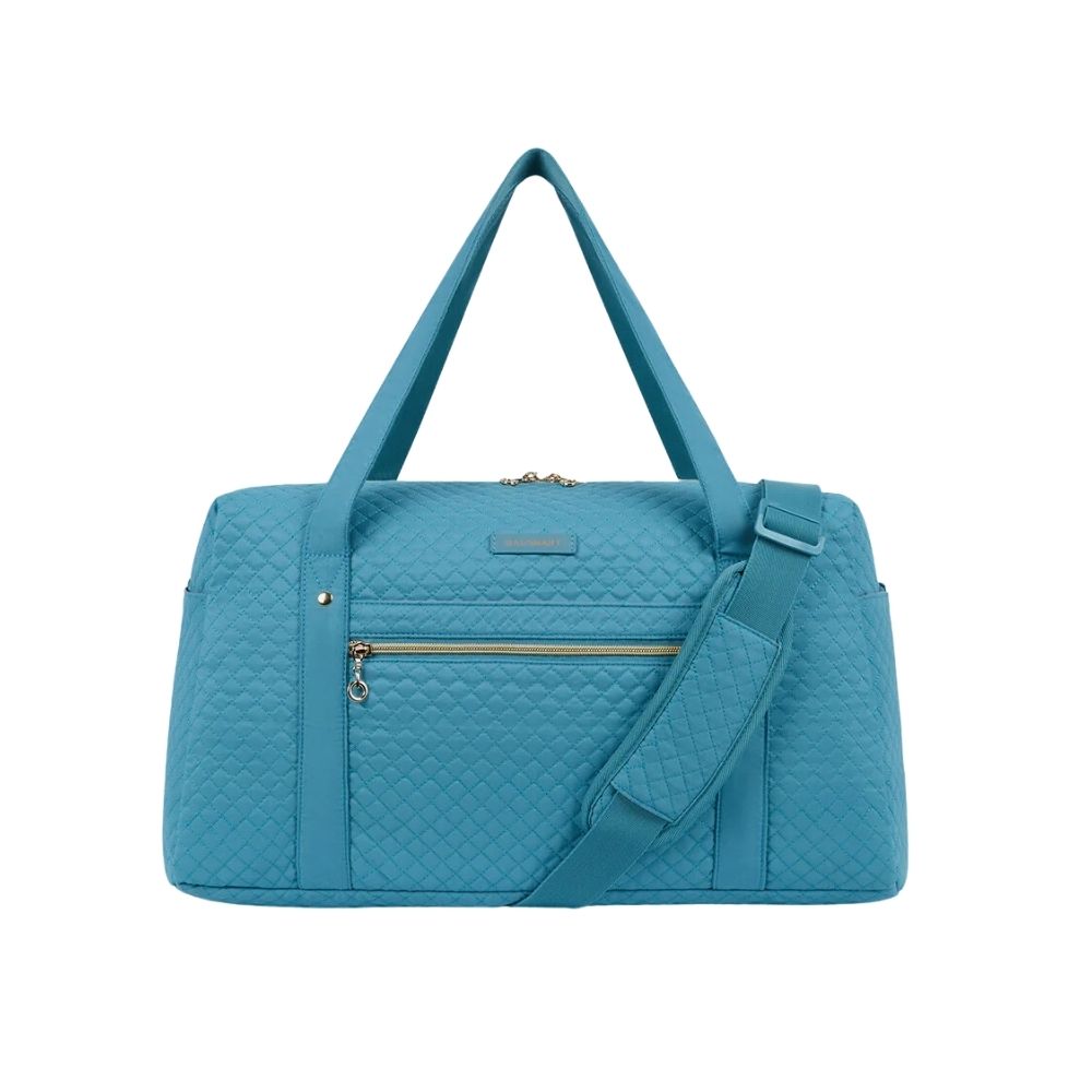 BAGSMART - BOLSO DE MANO PARA VIAJES CON BOLSA PARA ZAPATOS - TURQUESA - 1
