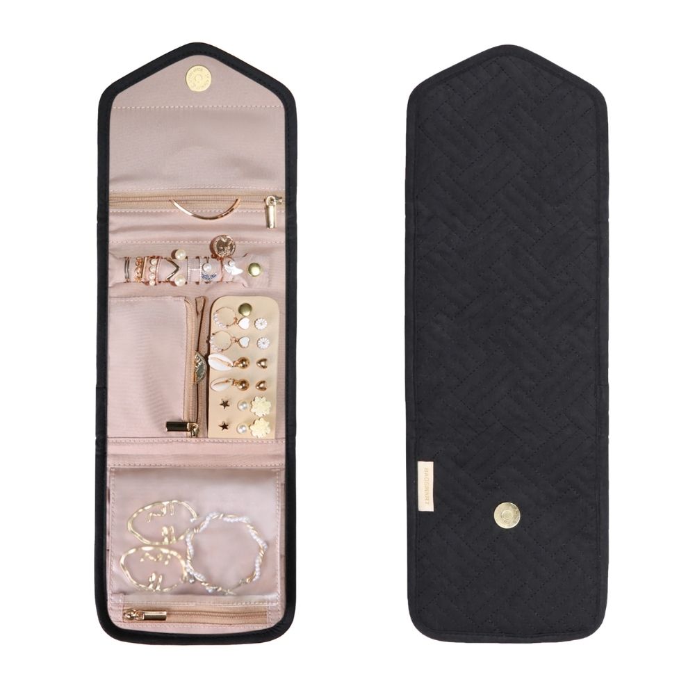 BAGSMART MINI ORGANIZADOR DE JOYAS JESSICA- EN COLOR NEGRO - 4