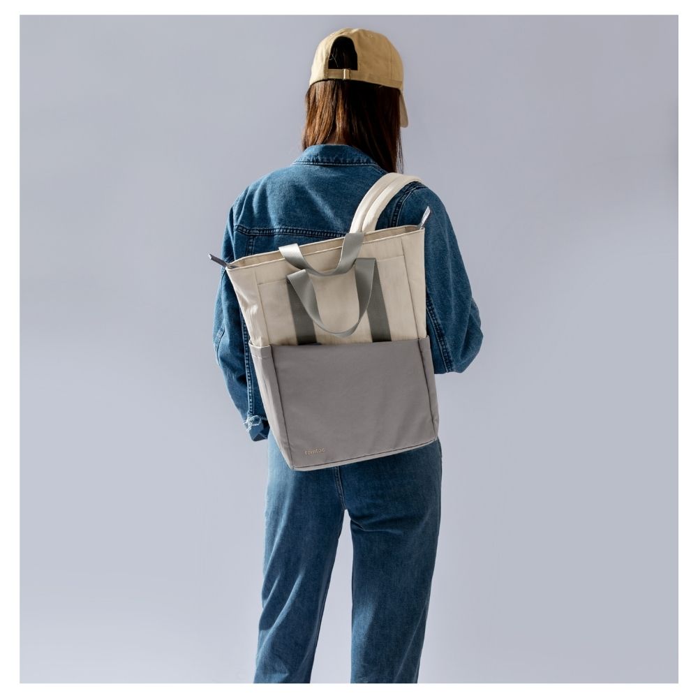 TOMTOC MOCHILA SLASH PARA NOTEBOOK /MACBOOK PRO DE 14' - 12L - GRIS - 6