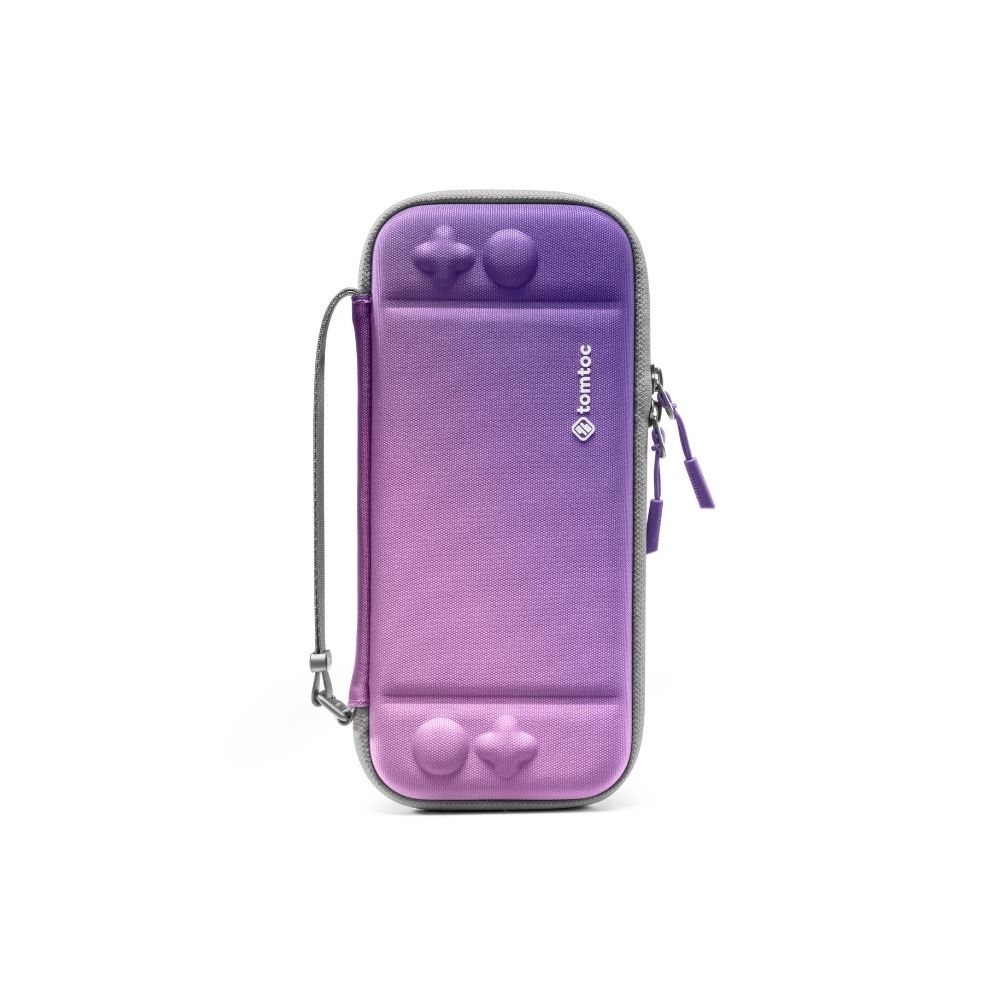TOMTOC ESTUCHE LIGERO PARA NINTENDO SWITCH OLED - MORADO - 1