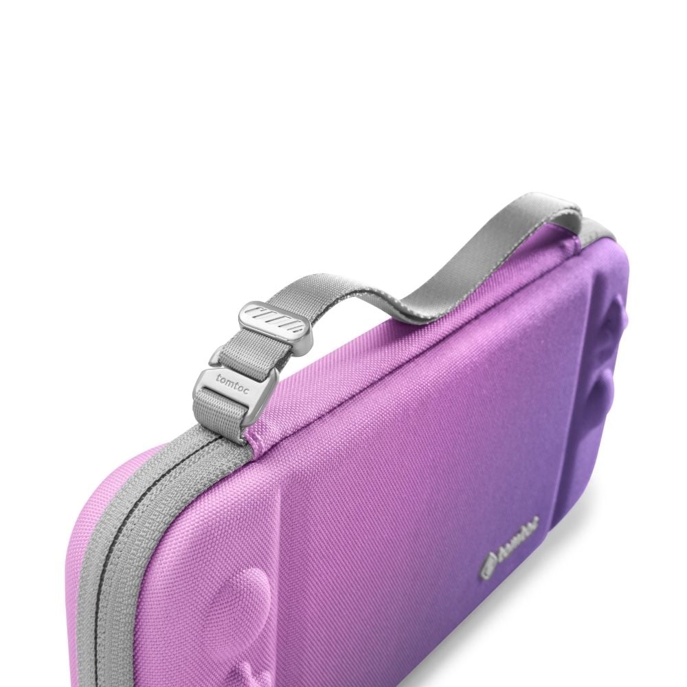 TOMTOC ESTUCHE LIGERO PARA NINTENDO SWITCH OLED - MORADO - 3