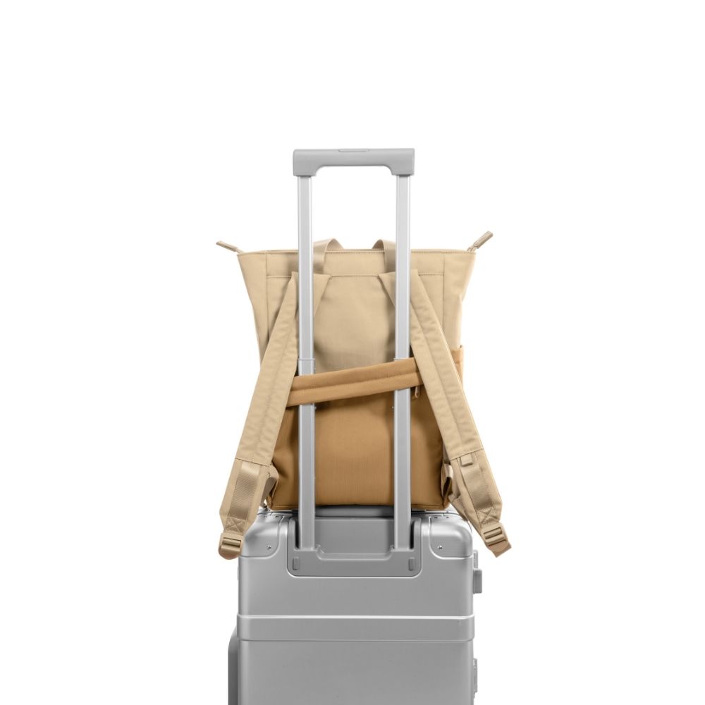 TOMTOC MOCHILA SLASH PARA NOTEBOOK /MACBOOK PRO DE 14' - 12L - MARRÓN - 4