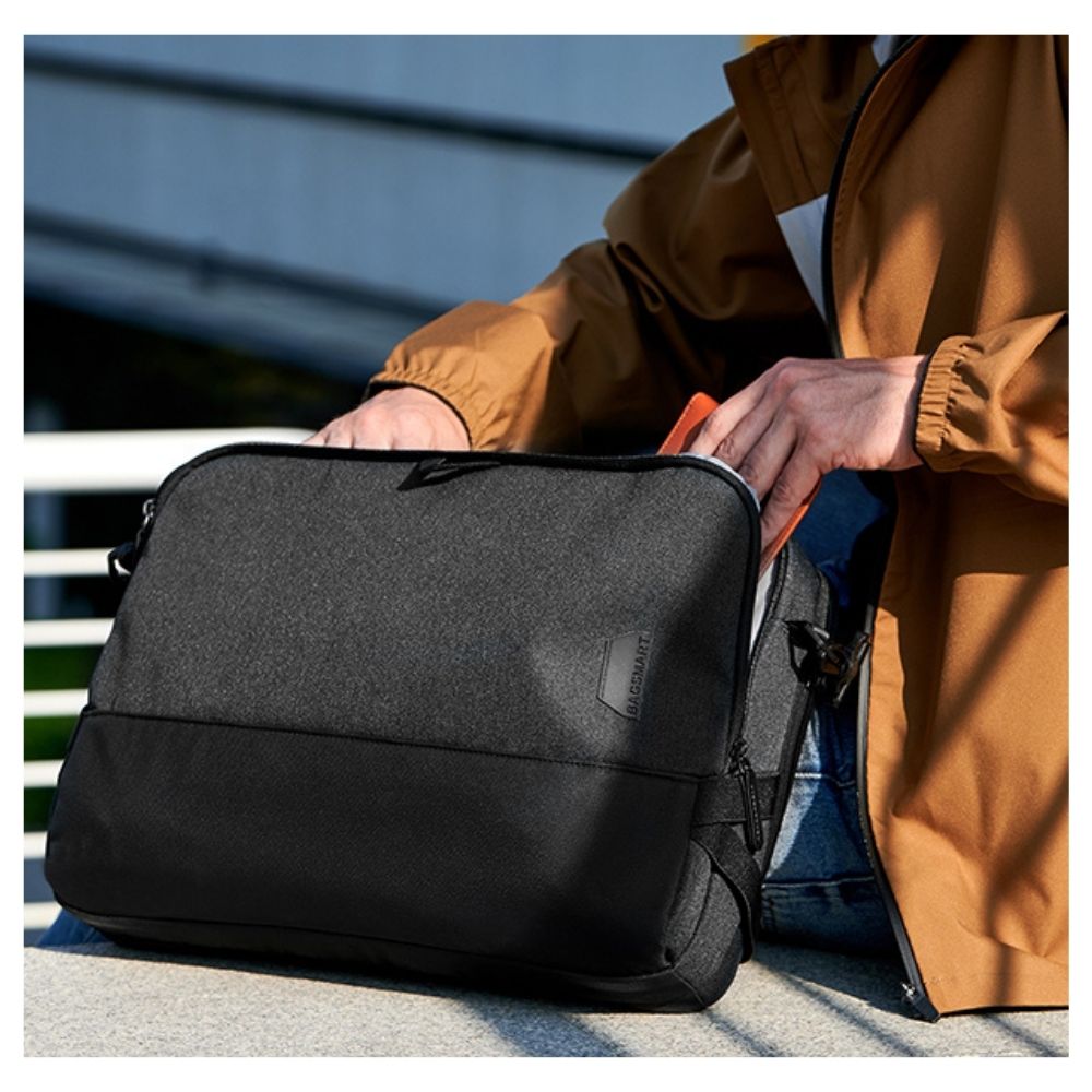 BAGSMART MALETÍN FALCO NOTEBOOK 15.6''- EN COLOR NEGRO - 6