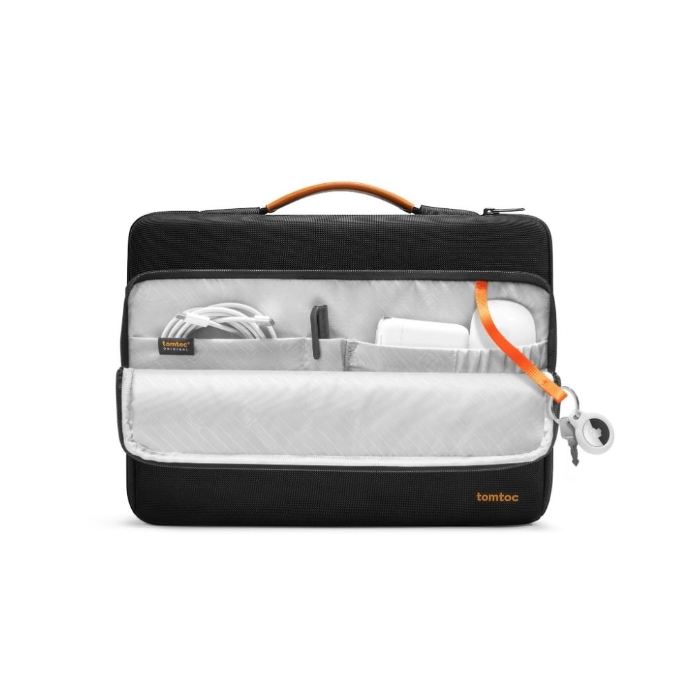 TOMTOC MALETÍN A14 PARA NOTEBOOK/MACBOOK DE 14' - NEGRO - 4