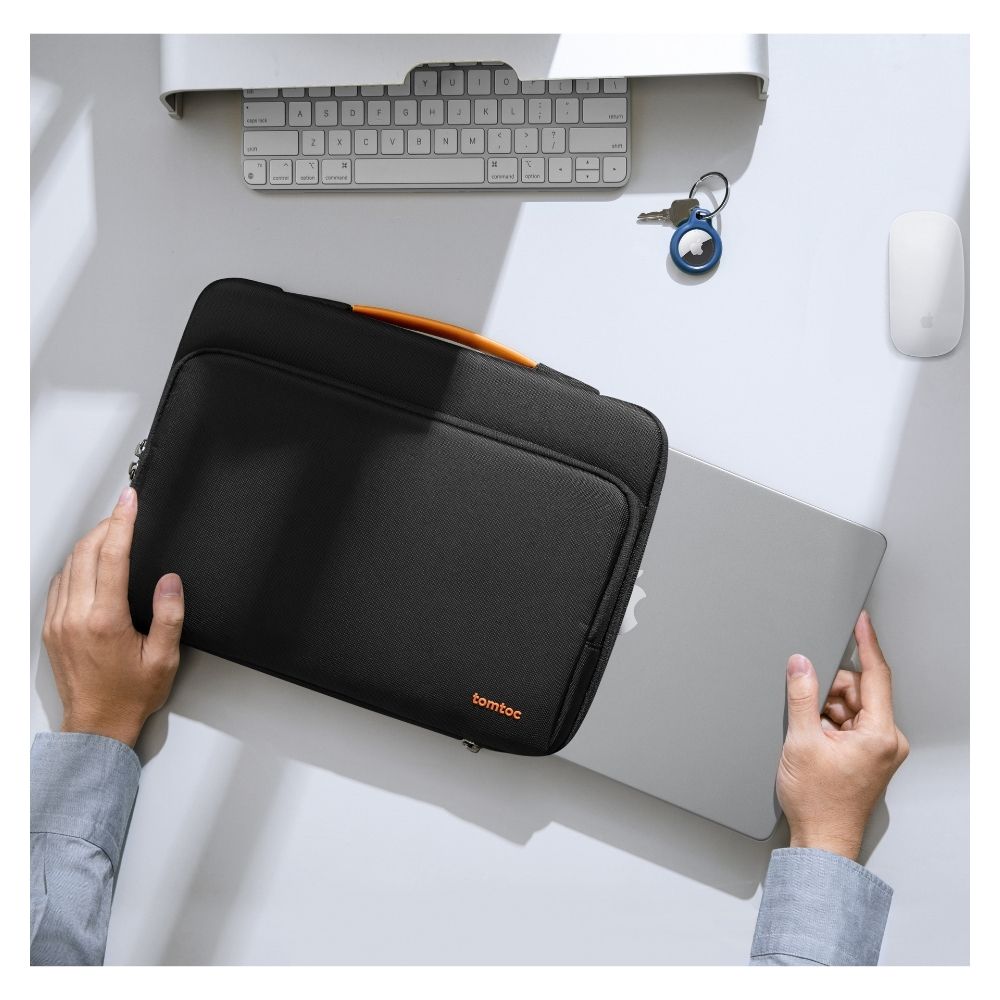 TOMTOC MALETÍN A14 PARA NOTEBOOK/MACBOOK DE 14' - NEGRO - 7
