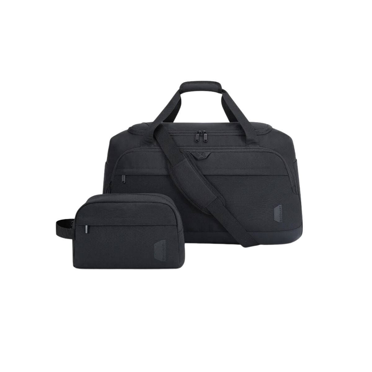 BAGSMART BOLSO DE VIAJE HOMBRE WEEKENDER 38L + NECESER - EN COLOR NEGRO - 1