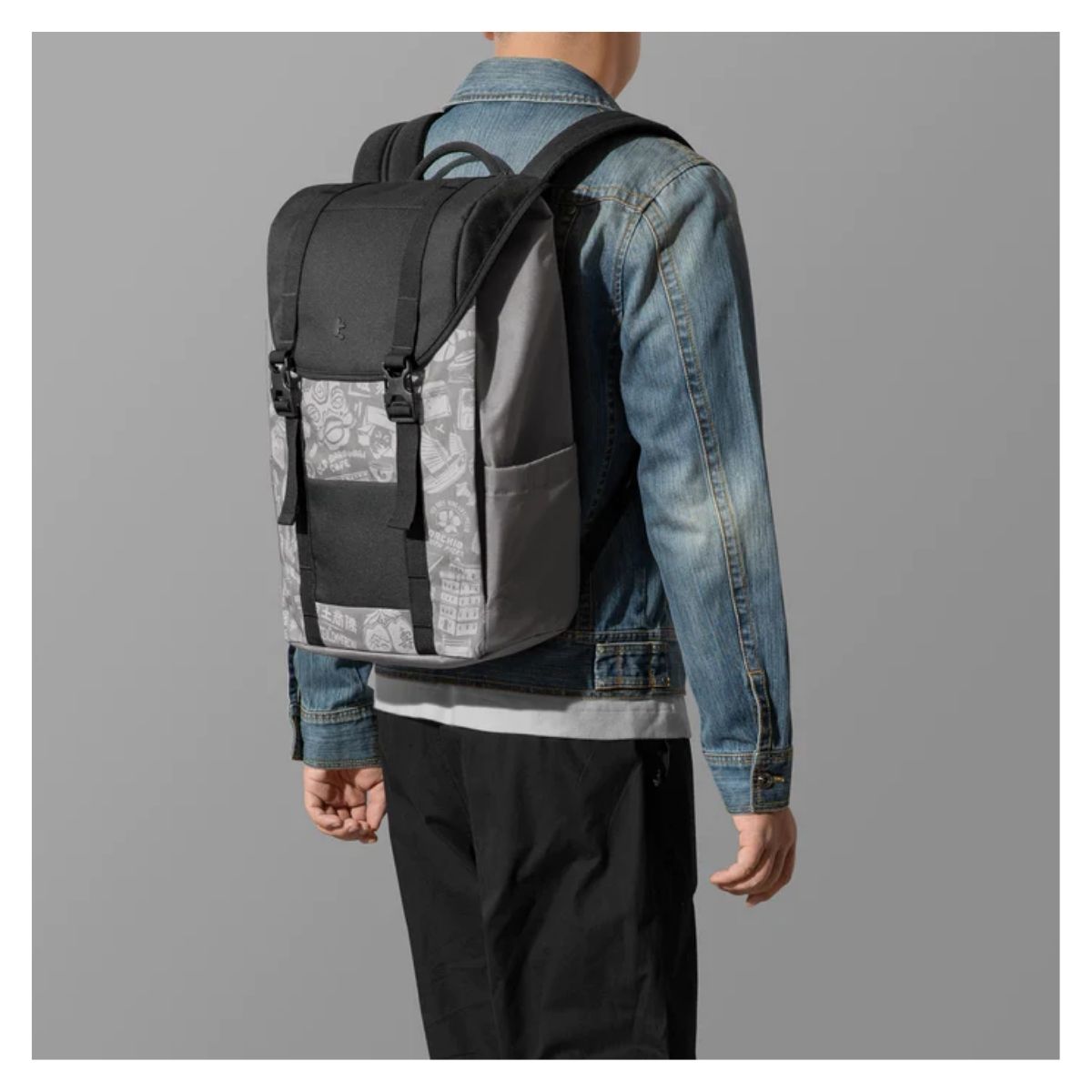 TOMTOC MOCHILA OCHM-TA1 22L PARA NOTEBOOK HASTA 15.6' - GRIS - 3