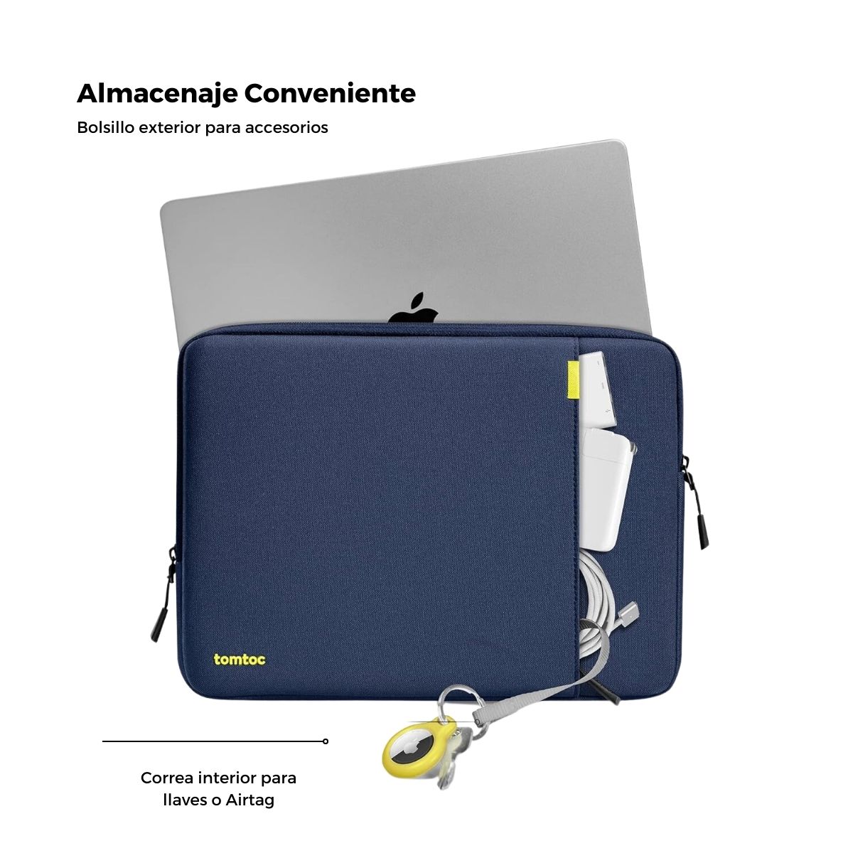 TOMTOC FUNDA DEFENDER-A13 PARA MACBOOK 13' - AZUL - 5