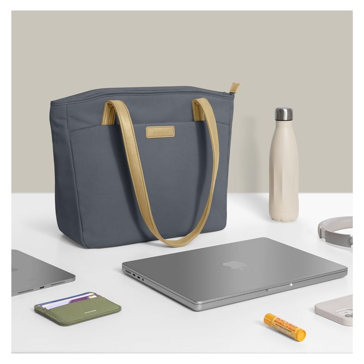 TOMTOC BOLSO TOTE VERSATILE-T23 MACBOOK PRO M3/M2/M1 16' - AZUL - 7