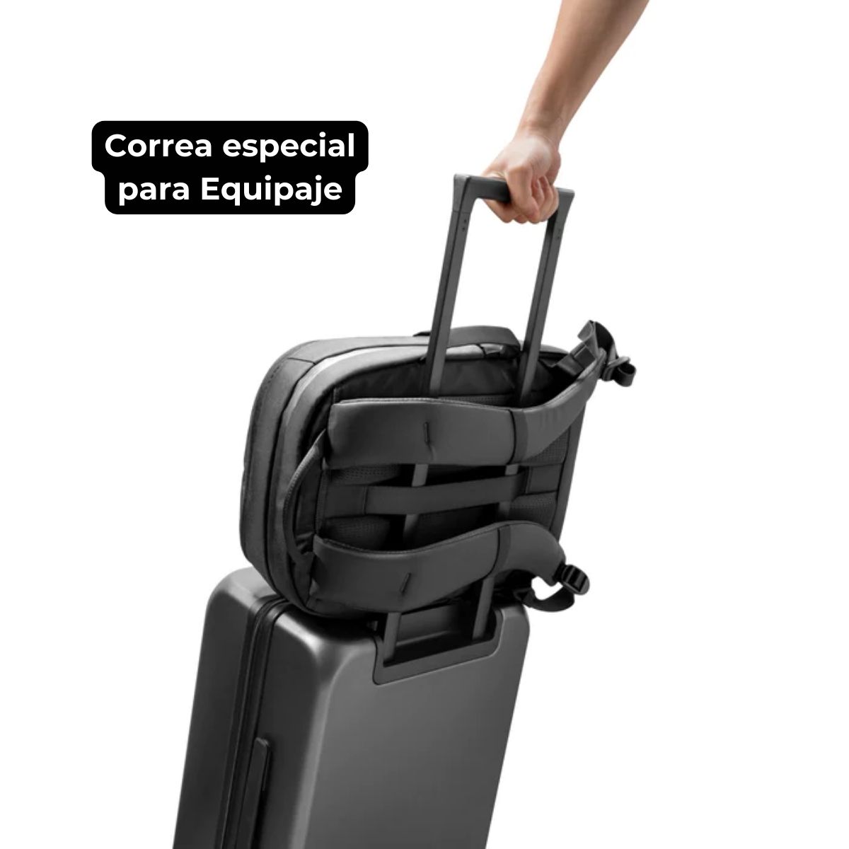 TOMTOC MOCHILA URBANEX-T65 20L PARA NOTEBOOK 15.6' - NEGRO - 6