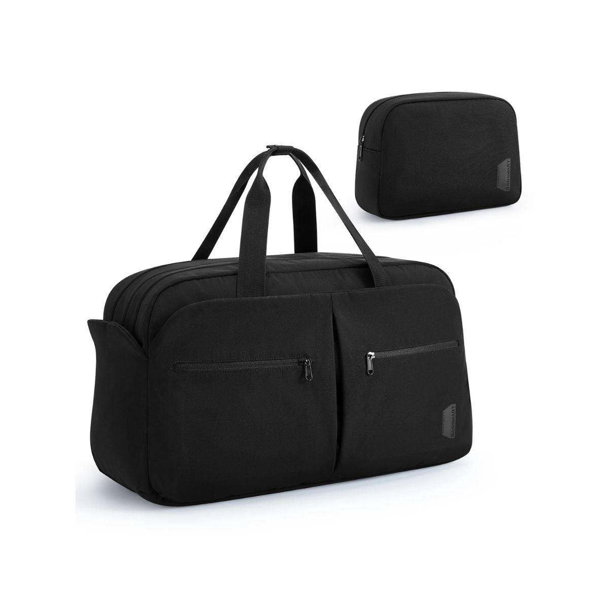 BAGSMART BOLSO DE MANO PARA VIAJES TWO-ZONE CON NECESER 17.3' - NEGRO - 2
