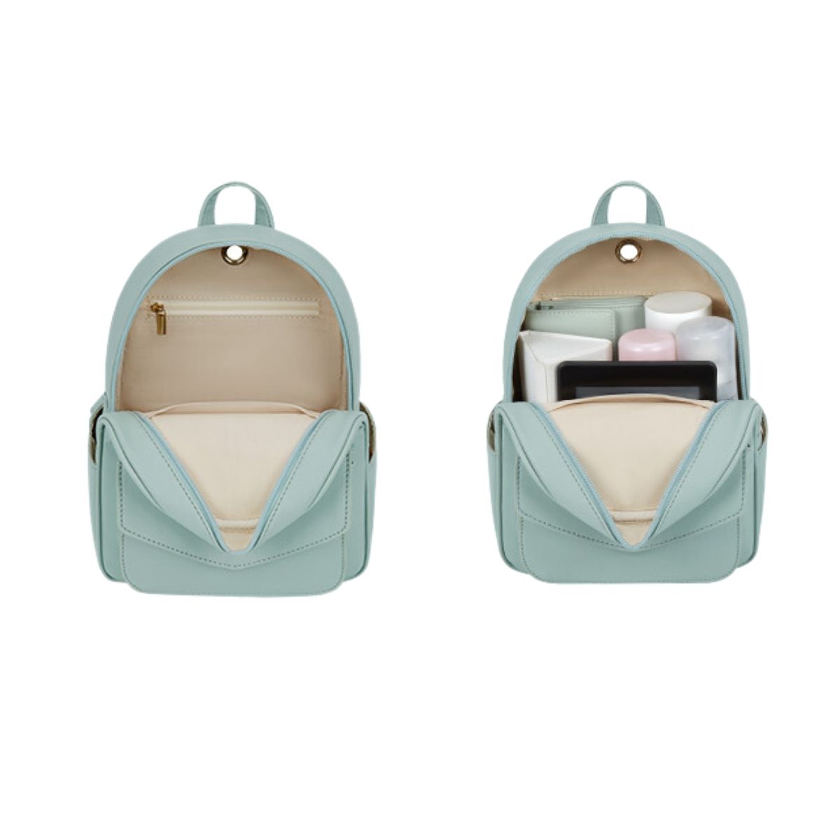 ECOSUSI MINI MOCHILA CON LAZO - VERDE - 4