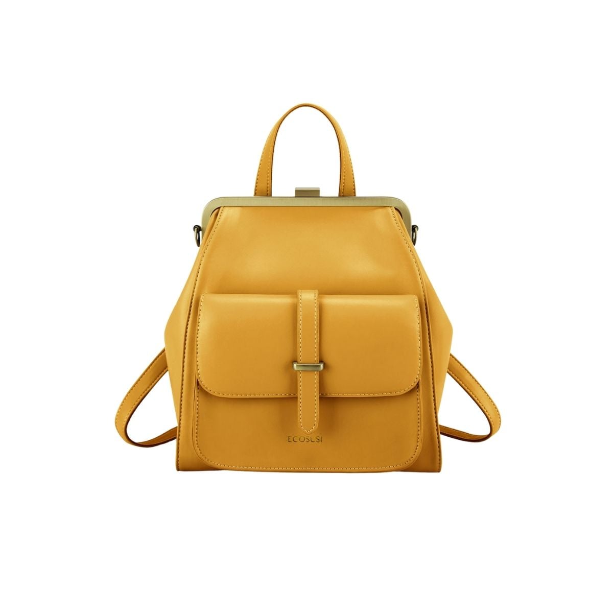 ECOSUSI MOCHILA & BOLSO CASUAL SHORTY - AMARILLO - 2