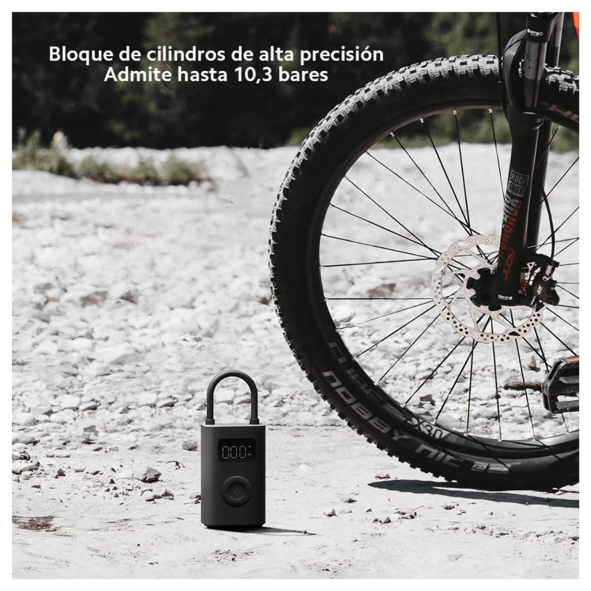 XIAOMI MINI COMPRESOR MI PORTABLE AIR PUMP 2 - INFLADOR ELÉCTRICO - 4