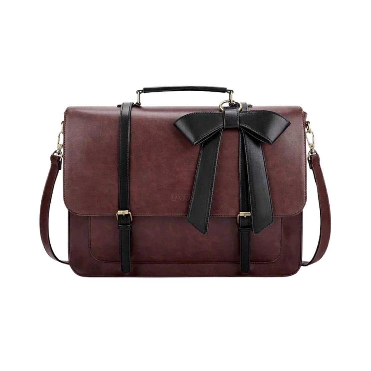 ECOSUSI MALETÍN Y MOCHILA COCOA TRUFFLE PARA NOTEBOOK 15.6' - CAFÉ - 1