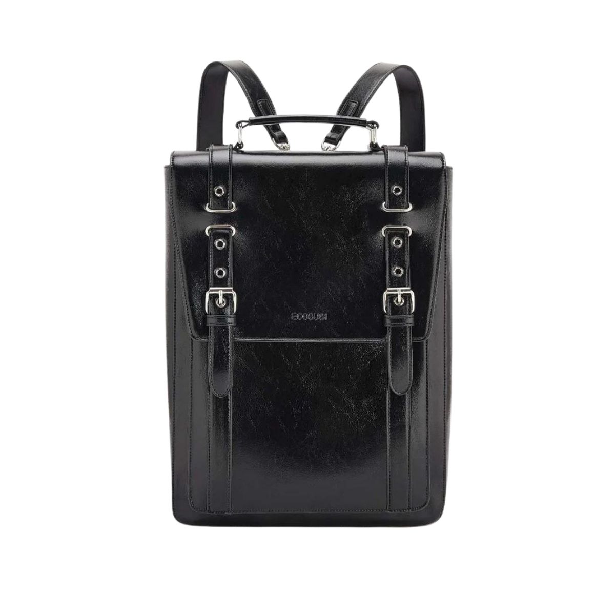 ECOSUSI MOCHILA VINTAGE VICTOR PARA NOTEBOOK 15.6' - NEGRO - 1