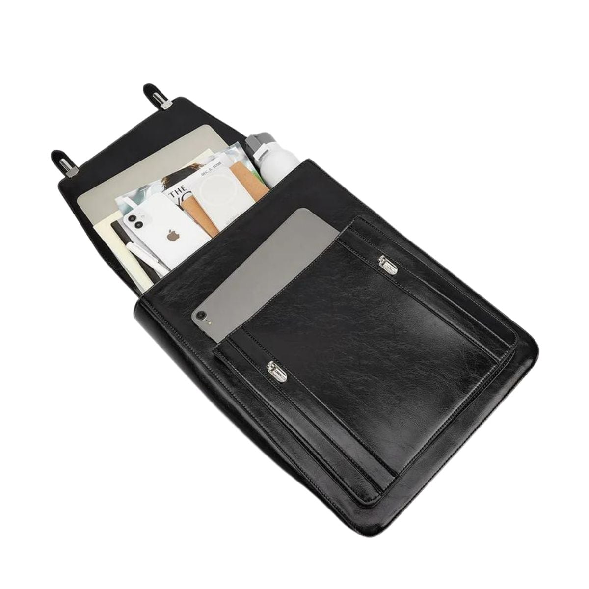 ECOSUSI MOCHILA VINTAGE VICTOR PARA NOTEBOOK 15.6' - NEGRO - 5