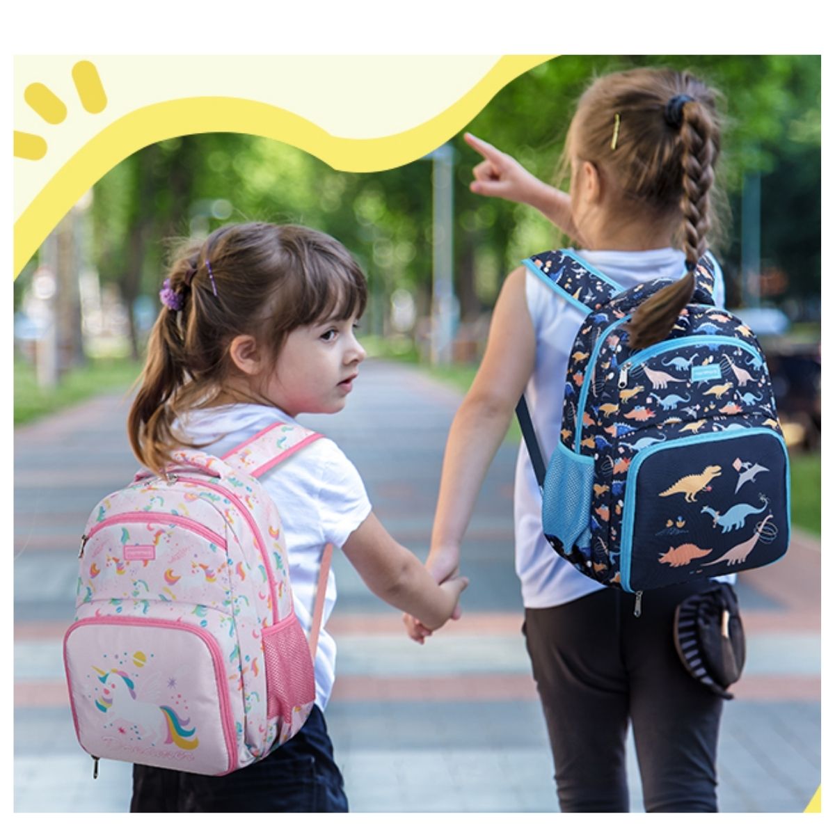 MOMMORE MOCHILA 2 EN 1 PARA NIÑOS PEQUEÑOS 12L - ROSADO UNICORNIO - 7