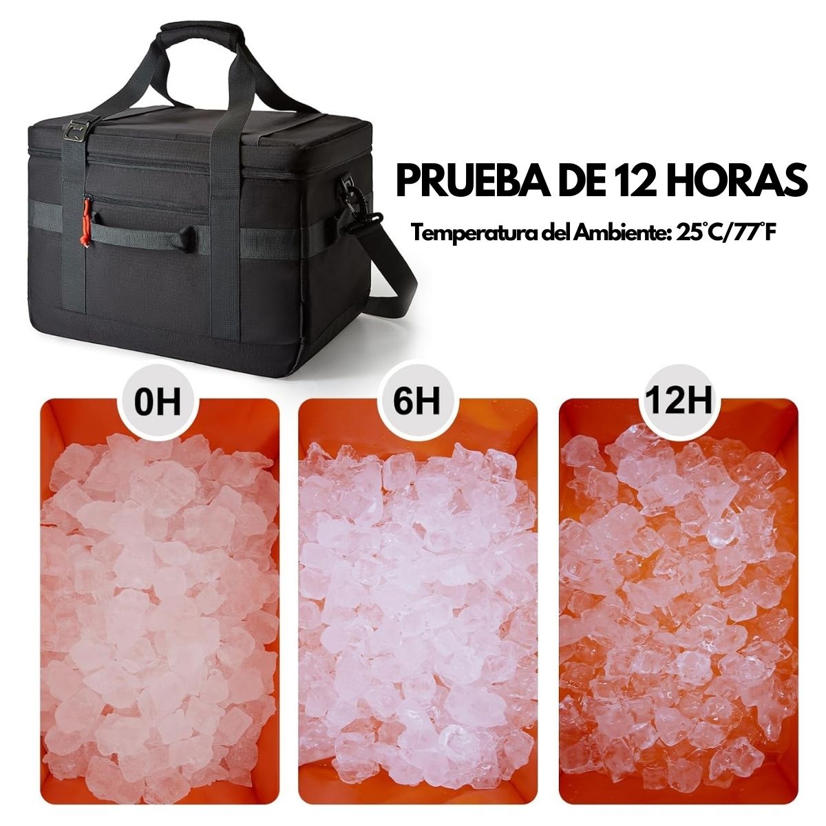 TOURIT COOLER BAG OFFROAD ENFRIADOR AISLADO PORTÁTIL 32L - NEGRO - 3
