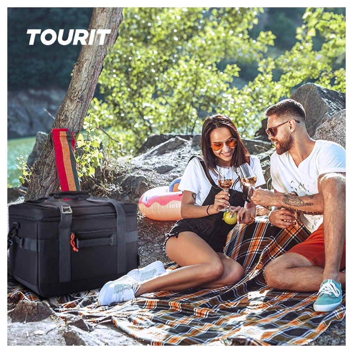 TOURIT COOLER BAG OFFROAD ENFRIADOR AISLADO PORTÁTIL 32L - NEGRO - 5