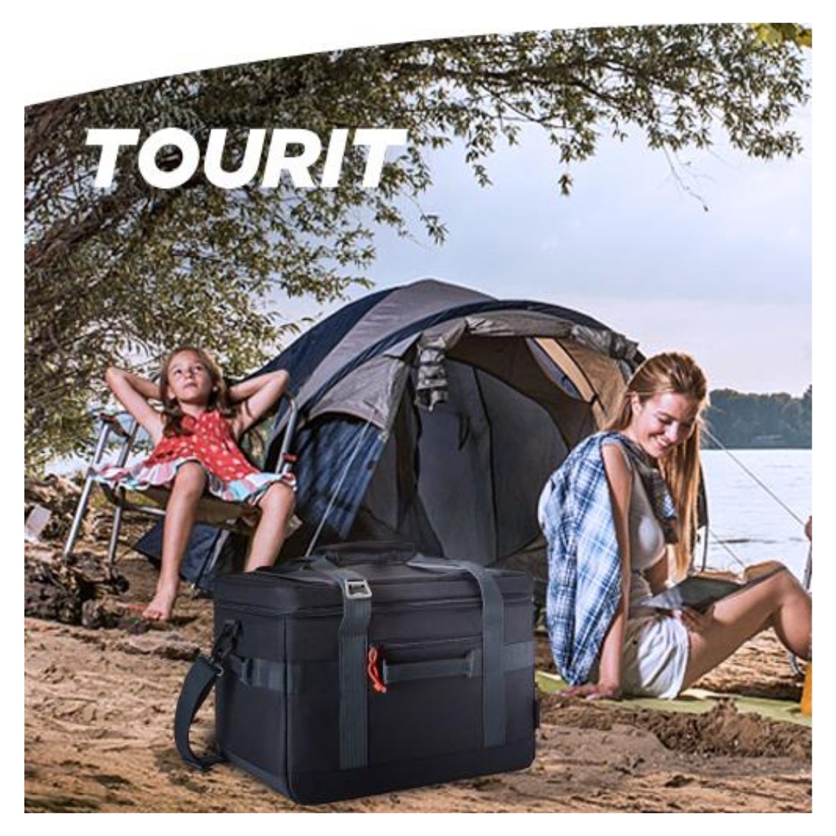TOURIT COOLER BAG OFFROAD ENFRIADOR AISLADO PORTÁTIL 32L - NEGRO - 7