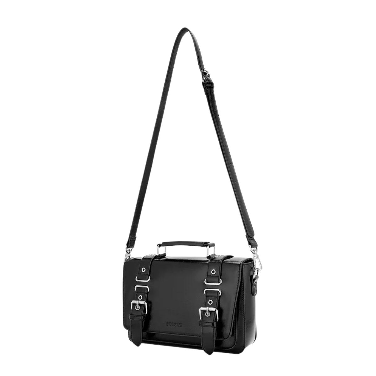 ECOSUSI BOLSO BANDOLERA VINTAGE VICTOR TABLET 10,2'- NEGRO - 4