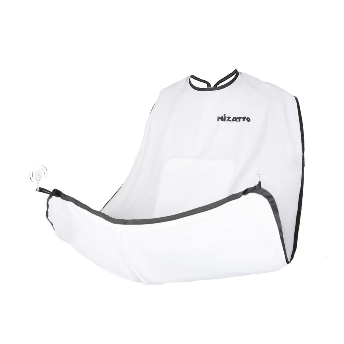 CAPA SC HOME MT7203001AN009 DELANTAL PARA CORTE DE BARBA AFEITADO BLANCO - 1