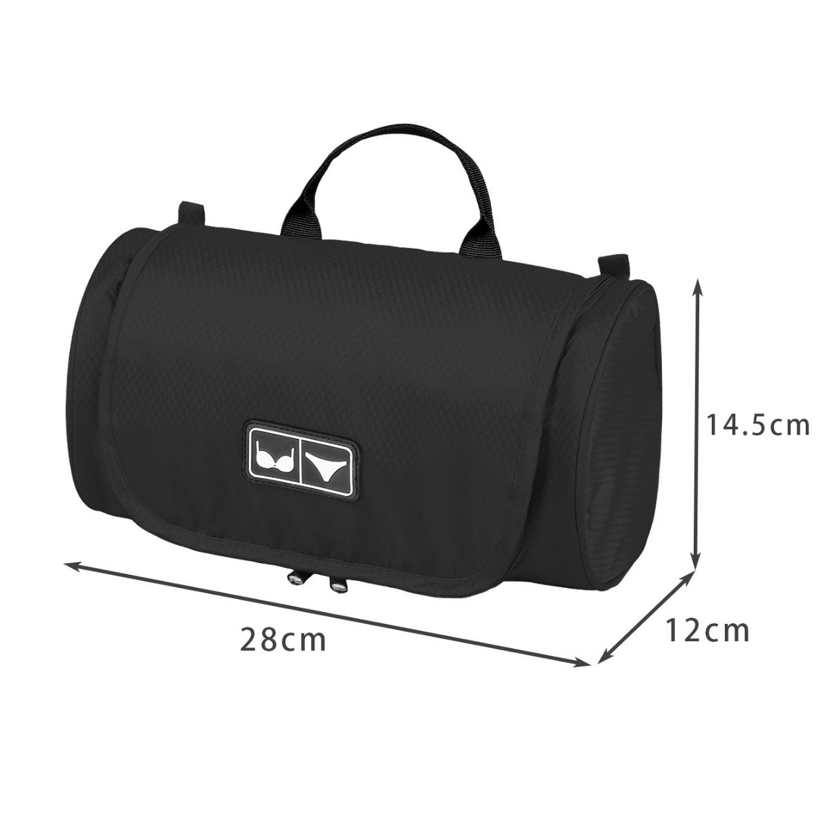 BOLSO BAGSMART VIAJE ROPA INTERIOR NEGRO POLIÉSTER - 4