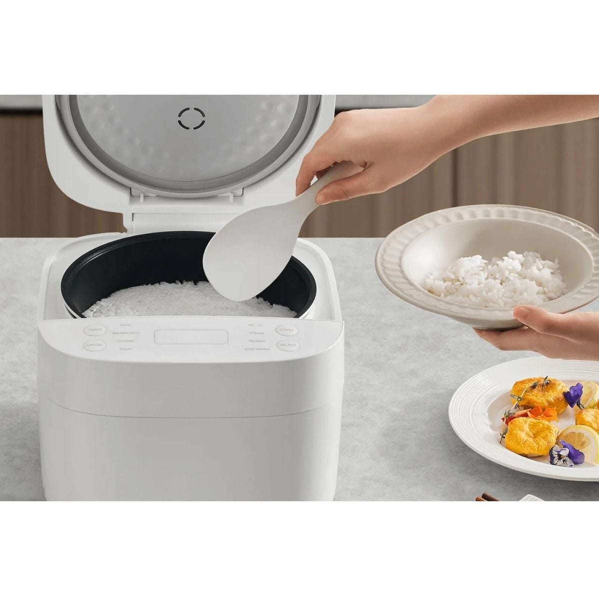 XIAOMI ARROCERA INTELIGENTE SMART MULTIFUNCIONAL RICE COOKER BLANCO - 4