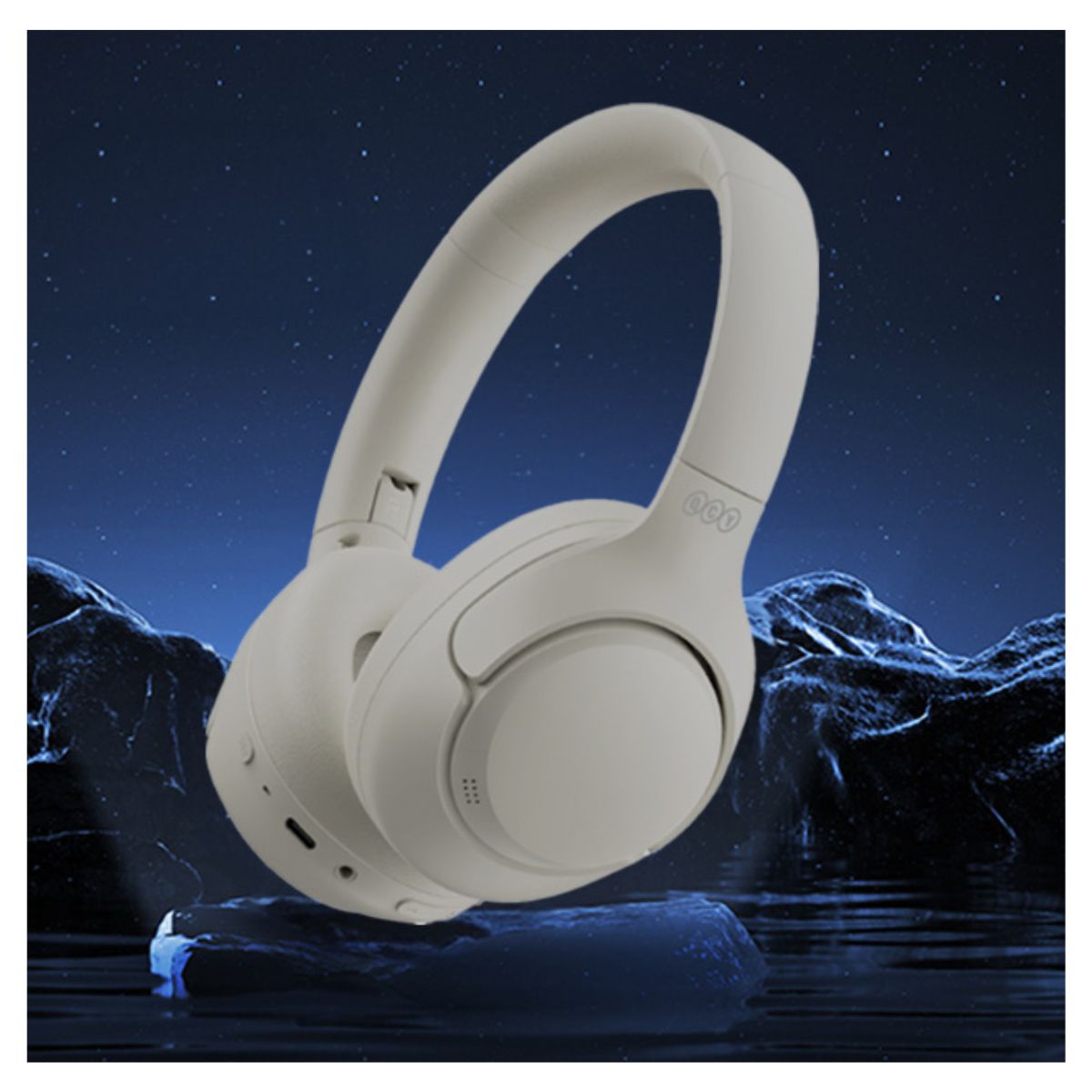 AUDÍFONOS QCY QCY-H3WHITE CANCELACIÓN RUIDOS BLUETOOTH BLANCO - 7