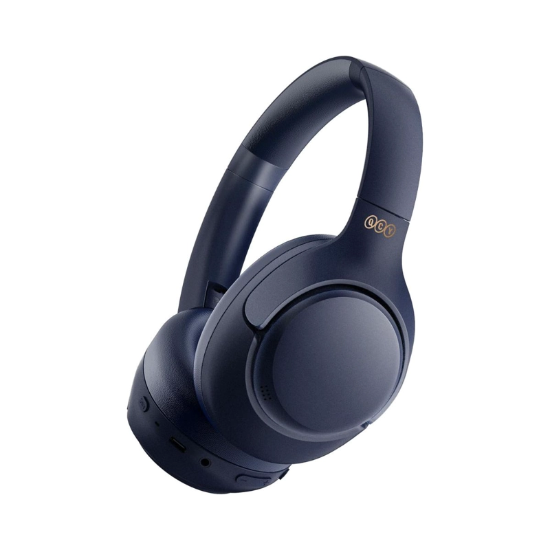 AUDÍFONOS QCY QCY-H3BLUE CANCELACIÓN RUIDOS BLUETOOTH AZUL - 1