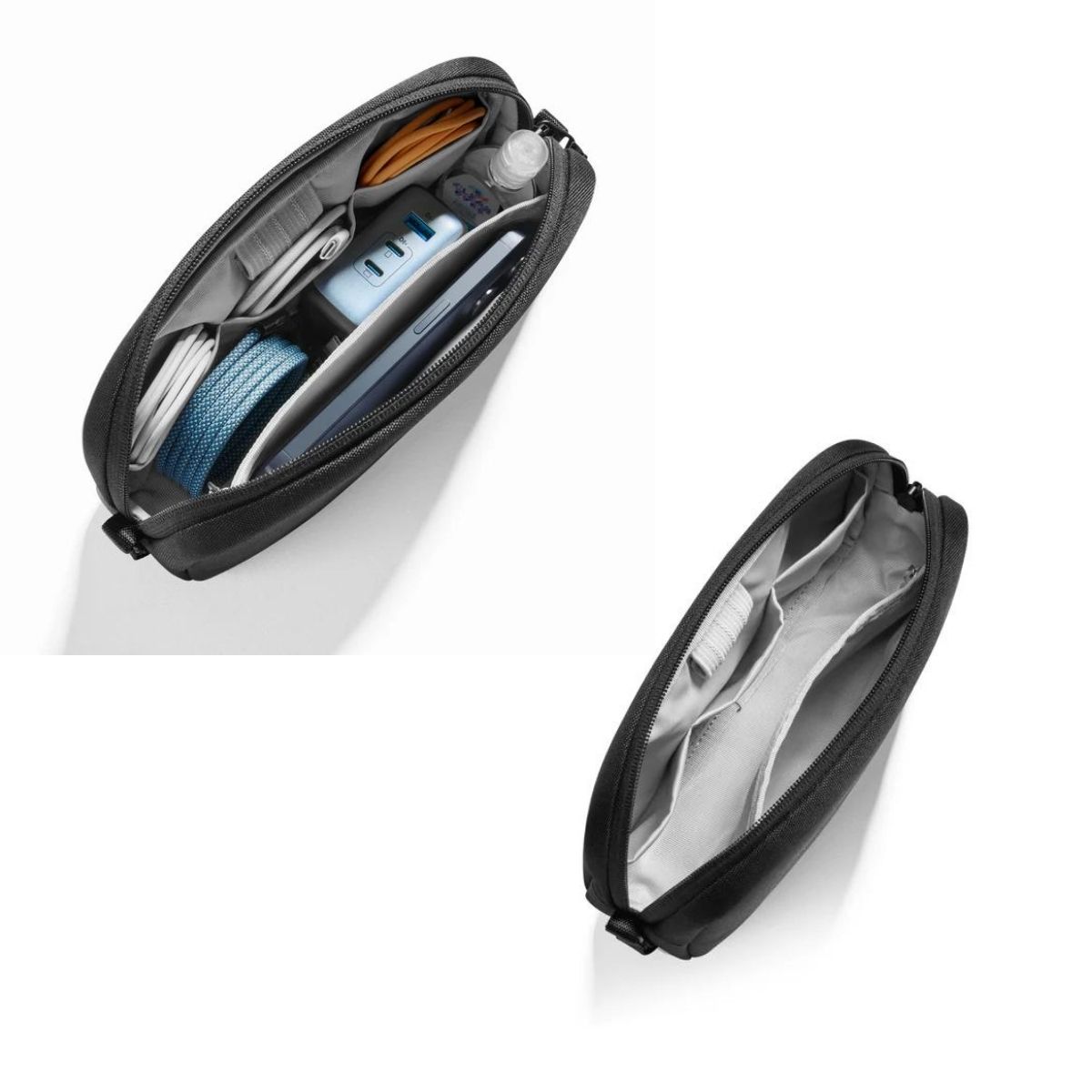 TOMTOC ESTUCHE LIGHT-T12 PARA ACCESORIOS ELECTRÓNICOS PEQUEÑO - NEGRO - 3