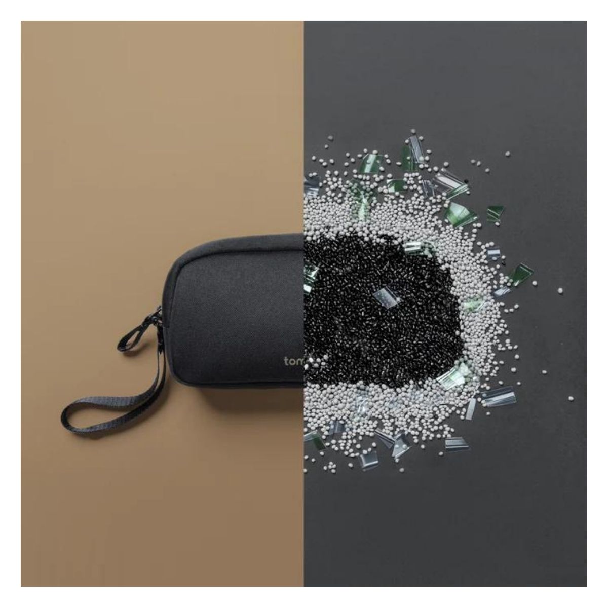 TOMTOC ESTUCHE LIGHT-T12 PARA ACCESORIOS ELECTRÓNICOS PEQUEÑO - NEGRO - 6
