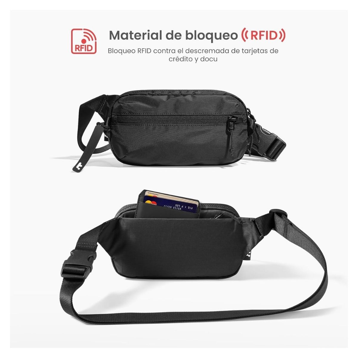 TOMTOC BANANO AVIATOR-T33 3.5L GRANDE - NEGRO - 4